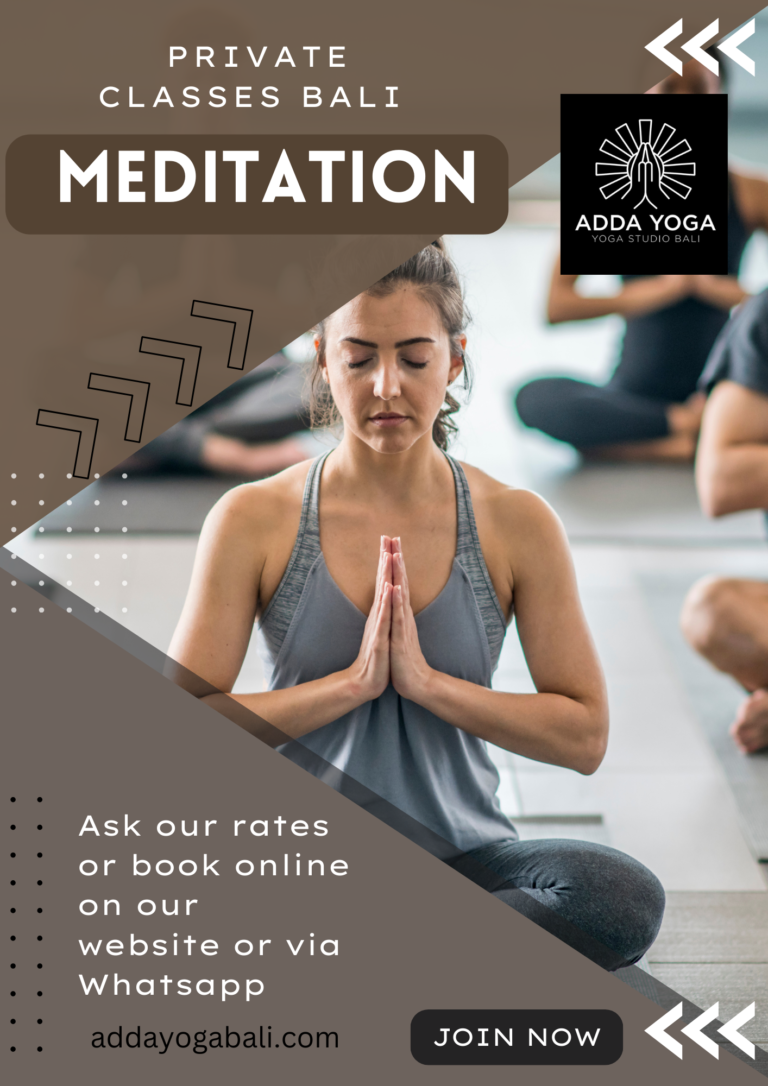 Private meditation classes Bali
