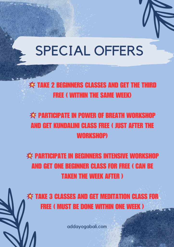 Free Yoga classes Canggu