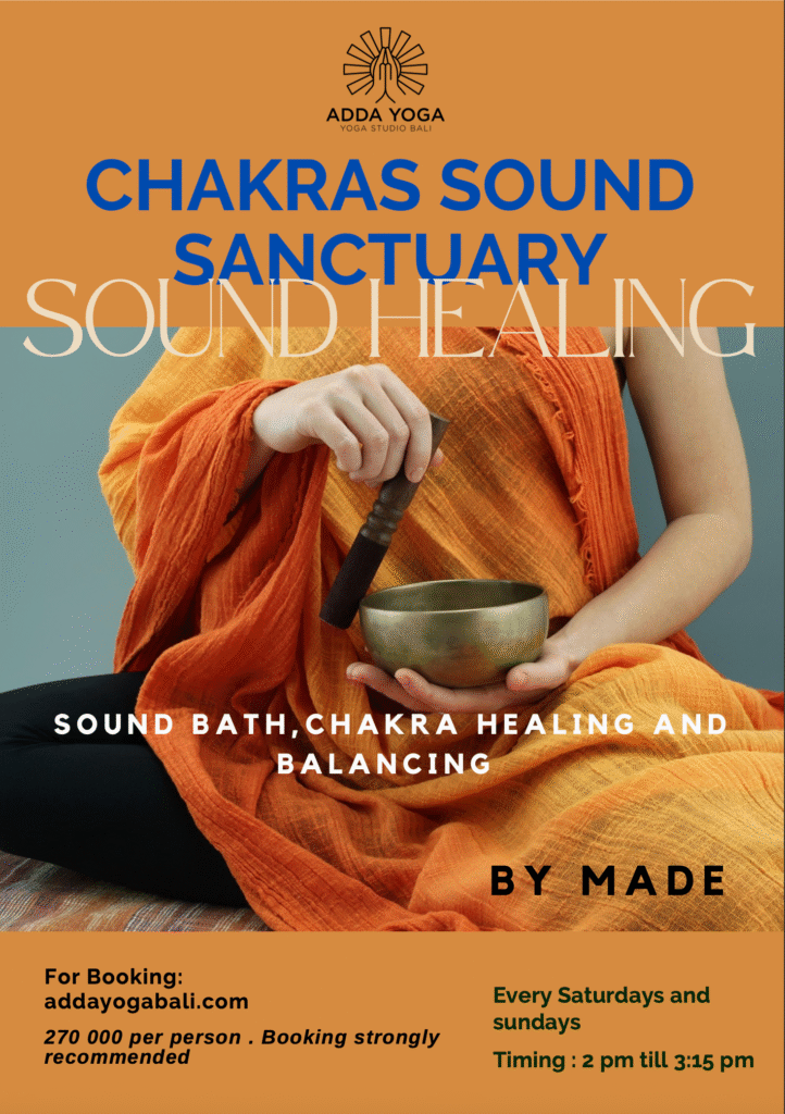 Sound healing events Bali