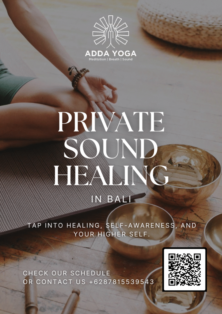 private sound healing Bali