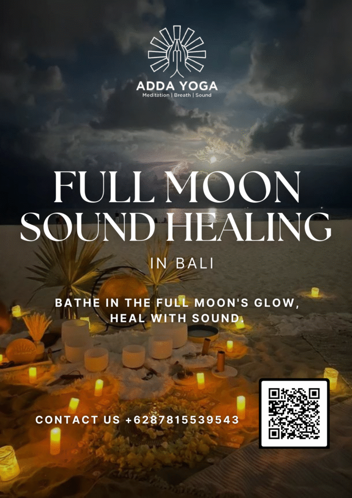 full moon sound healing in Canggu Bali