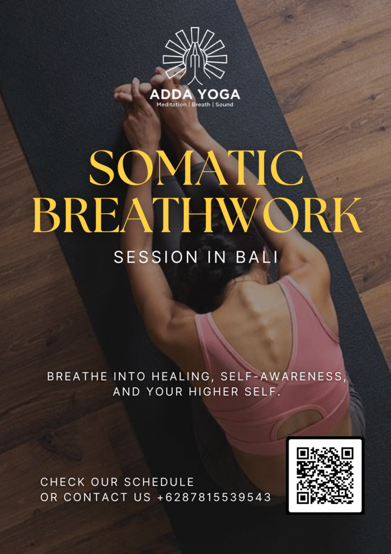 Somatic breathwork class in Bali