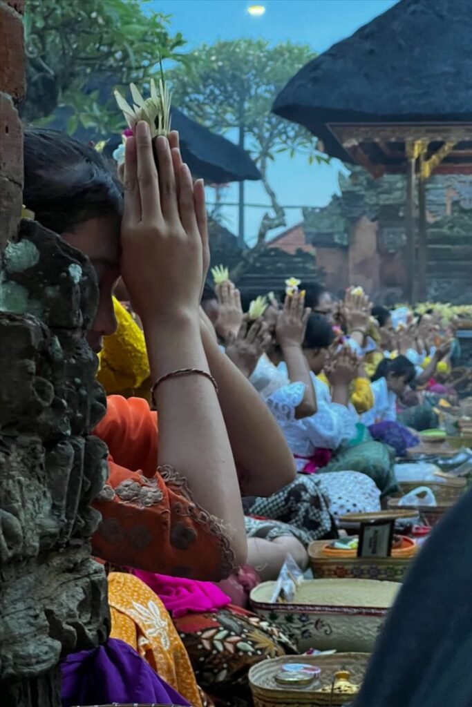 full moon ceremony in Bali
