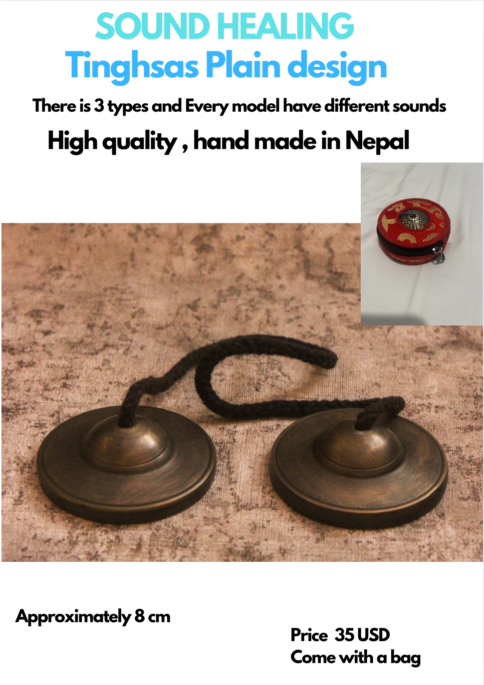 Tingshas for sale in Bali