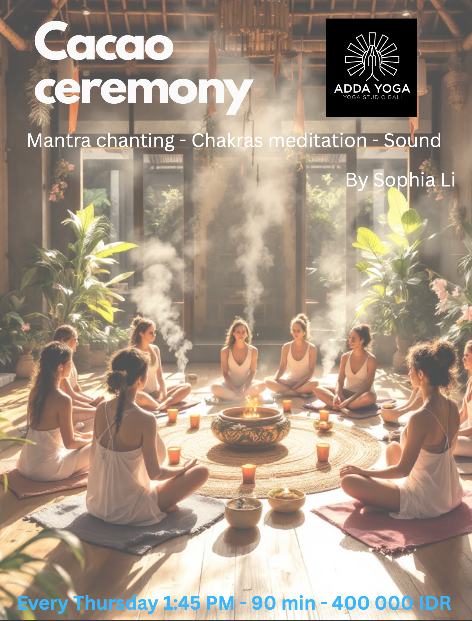 Cacao ceremony Bali 